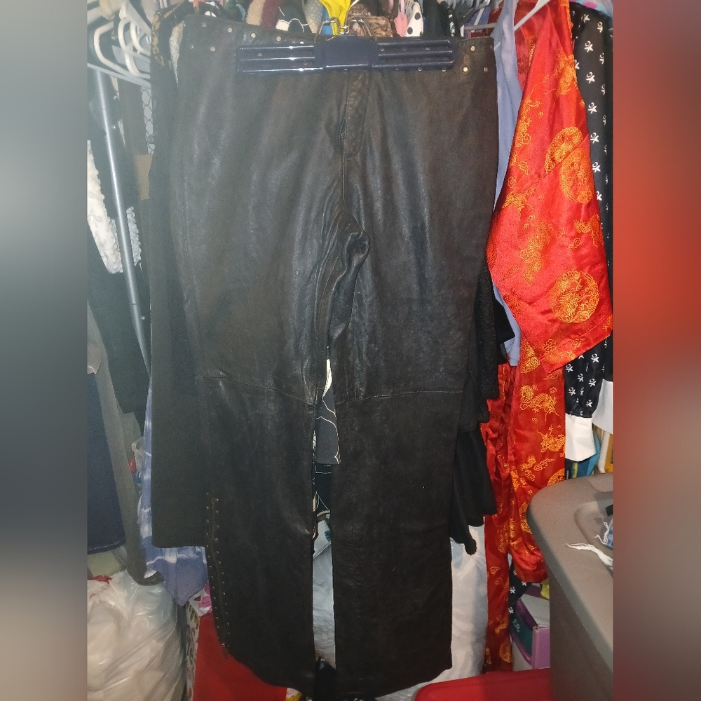Harley-Davidson Black Leather Riding Pants